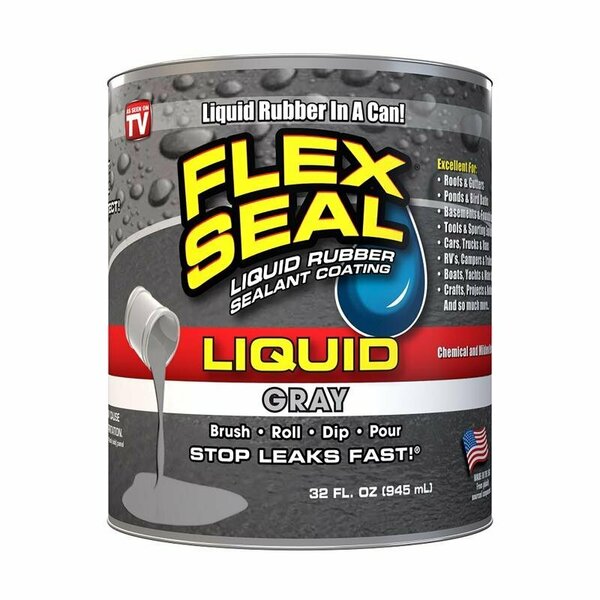 Flex Seal FLEX SEAL LIQUID GRY 32OZ LFSGRYR32